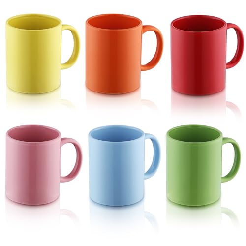 Evanda Ensembles de Mugs 6 pièces, grandes tasses à café