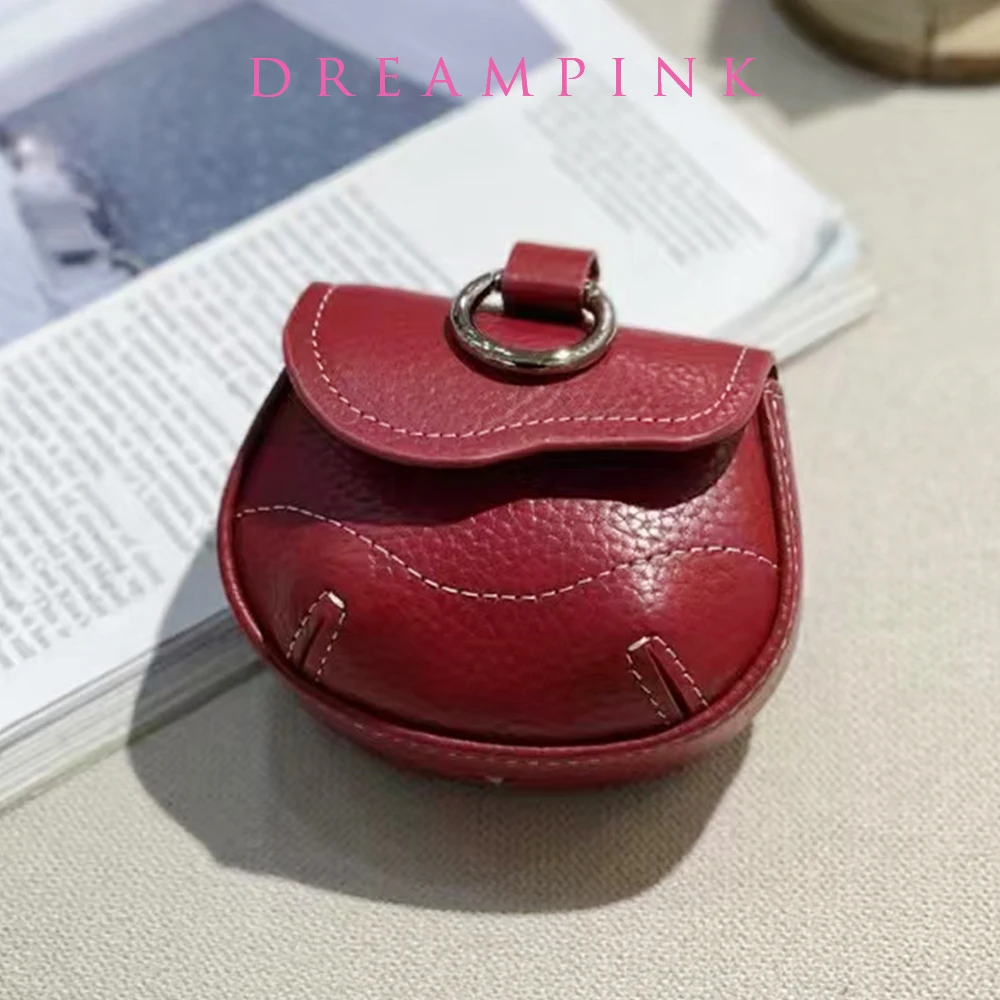 Étui universel de luxe pour écouteurs, en cuir véritable, élégant