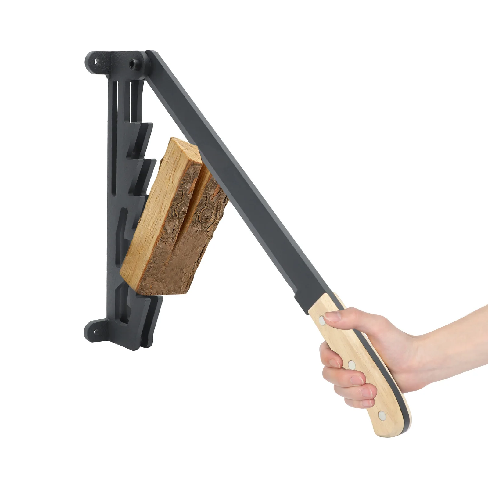 Fendeur de bois manuel en fonte, 10*10*57.5cm, fendeur de bois