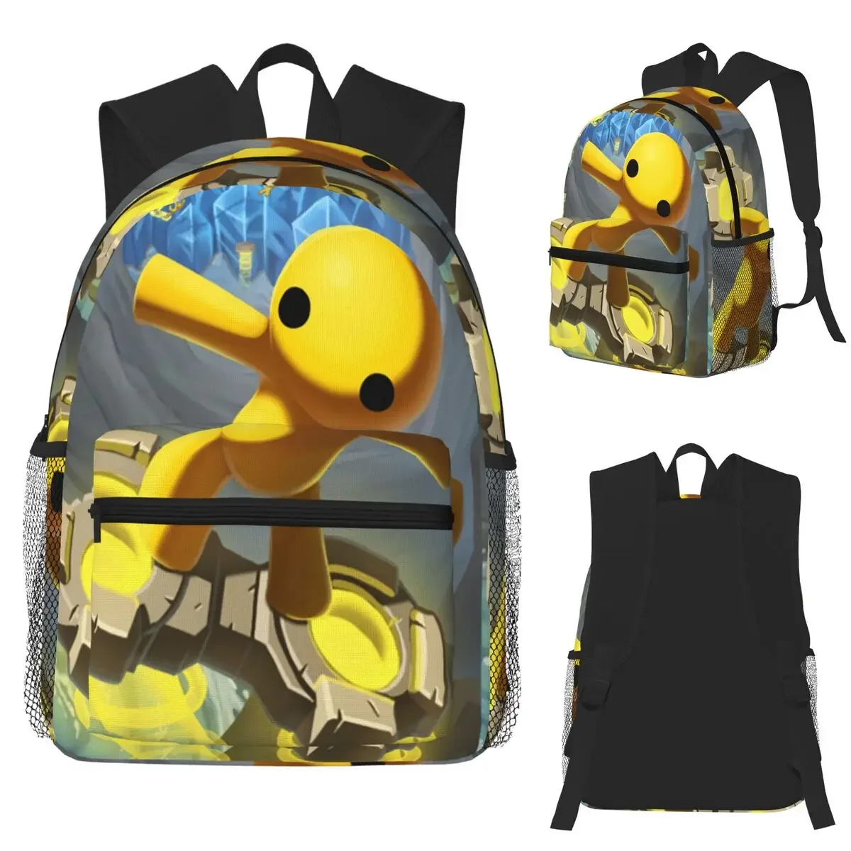 Wobbly Life Gaming Funny Student Backpack Sac à dos d'école