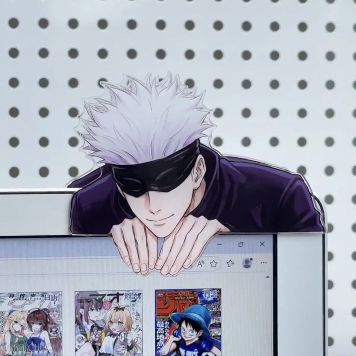 Clip en acrylique PP Jujutsu Kaisen Gojo Satoru, ornement de
