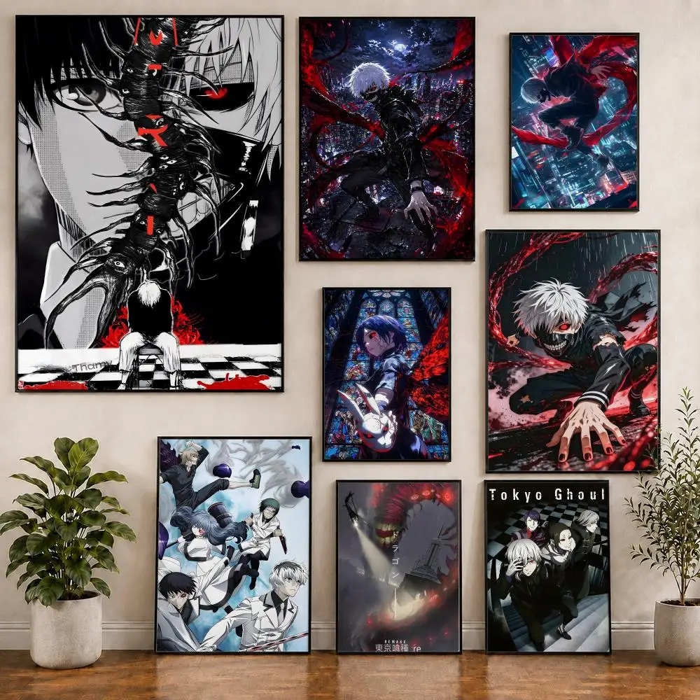 Affiche Anime Tokyo Ghoul Ken Kaneki en Pvc HD, affiche